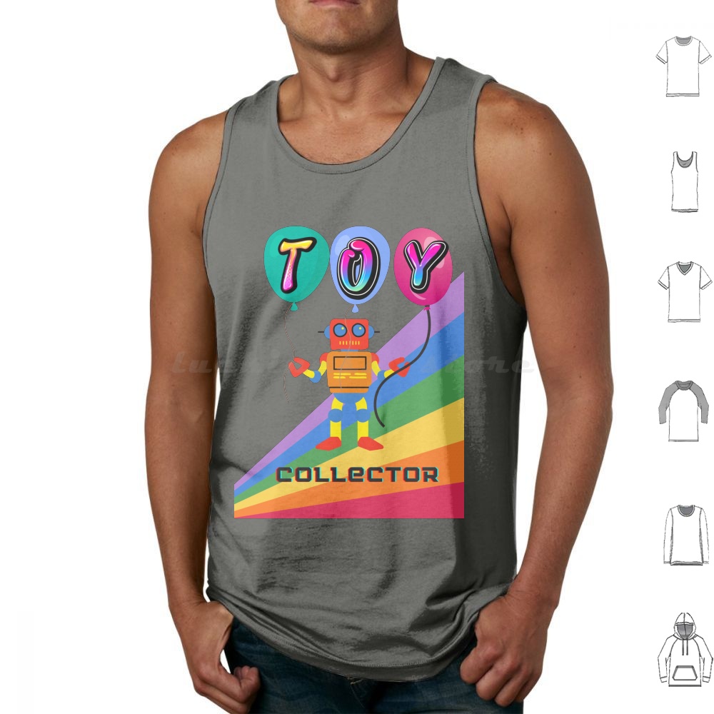 Vintage Toys Collector - Tank Top Kolektor Mainan Berbahan Katun