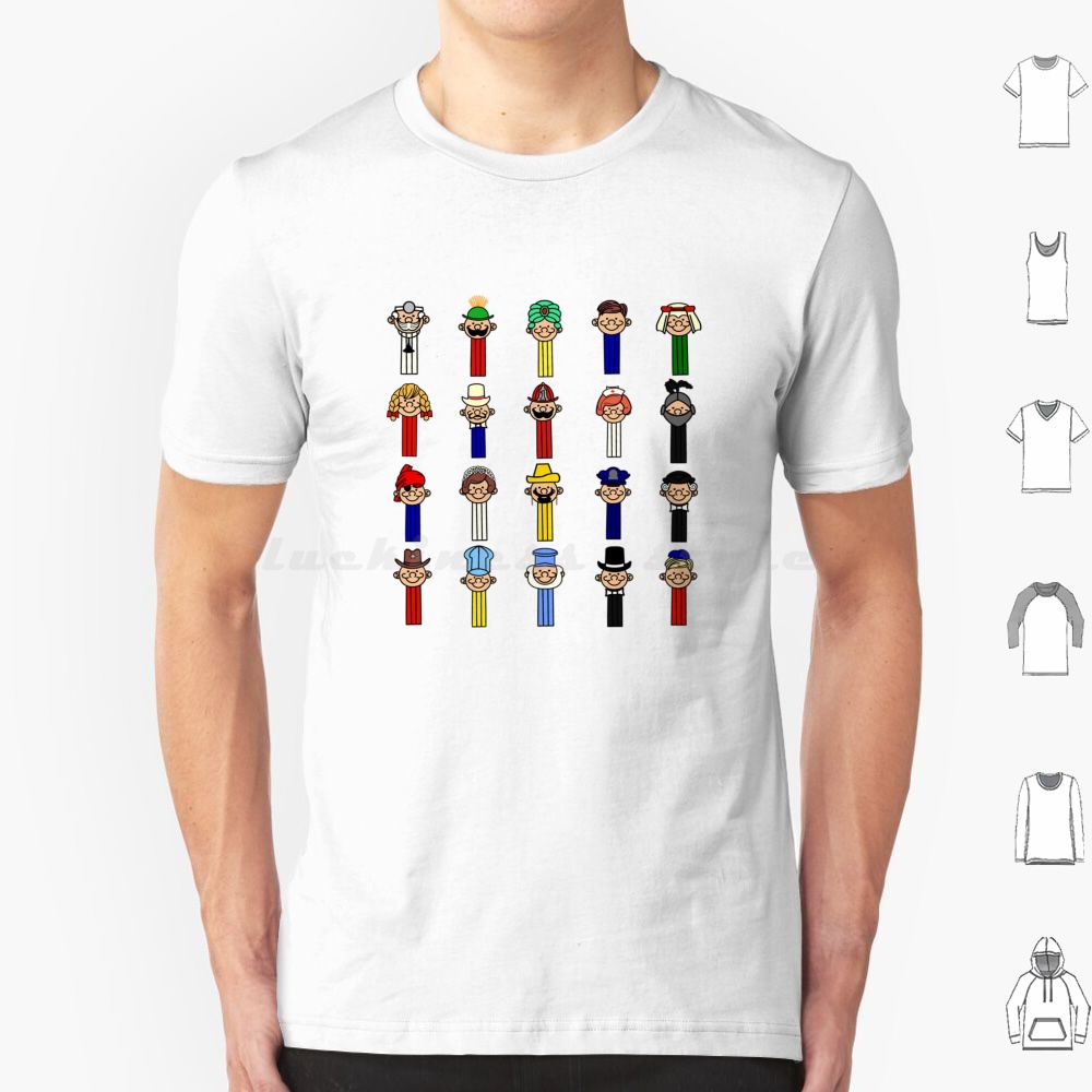 Vintage Toys Collector - Kaos Pola Pal Ukuran Besar 100%