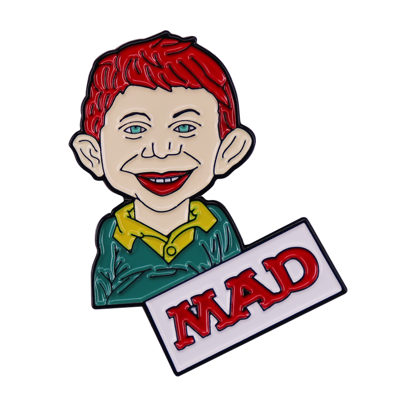 Vintage Collectible Figures - Majalah Gila Alfred E. Neuman Enamel
