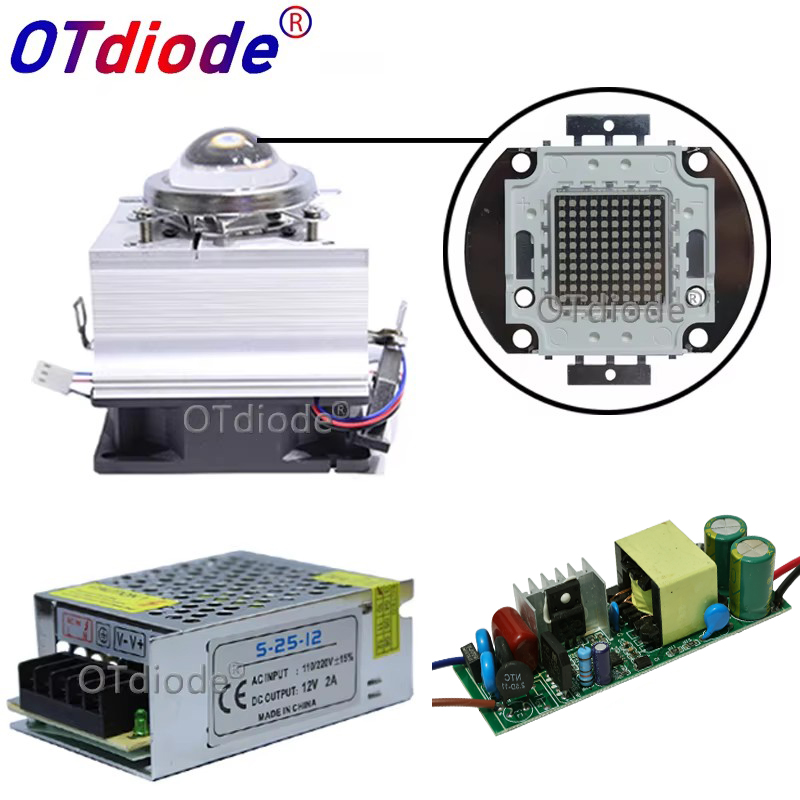 Darkroom Enlarger Lens - Lampu LED COB UV 100W 395-400nm