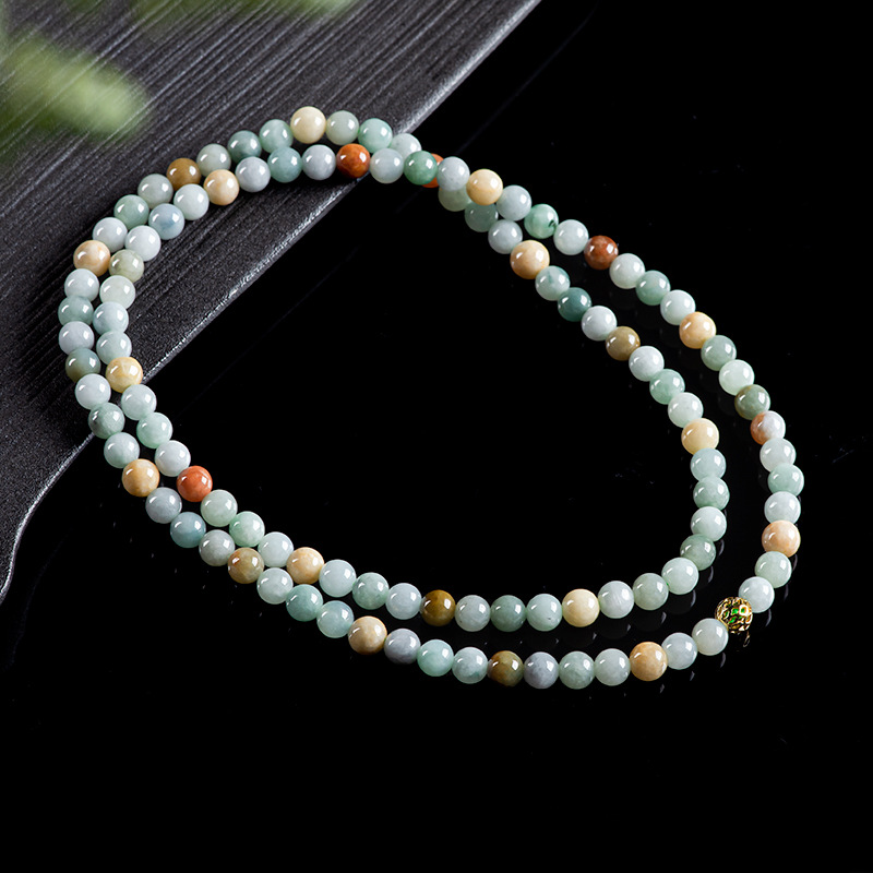 Vintage Necklace - Gelang Kalung Manik-manik Giok Burma Perhiasan
