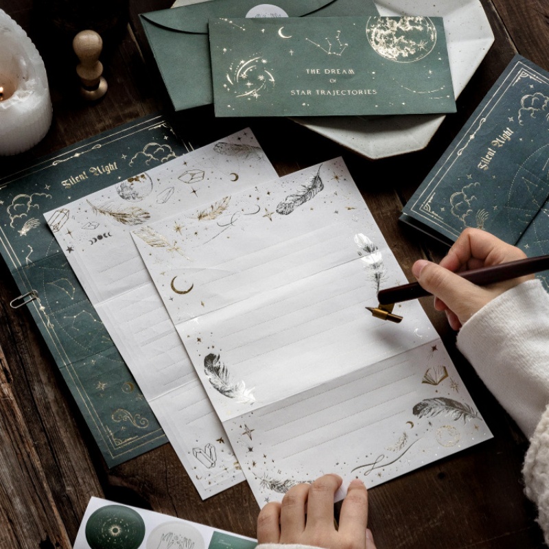 Collectible Vintage Greeting Cards - Seri Koleksi Puisi Bintang Bulan Bahan