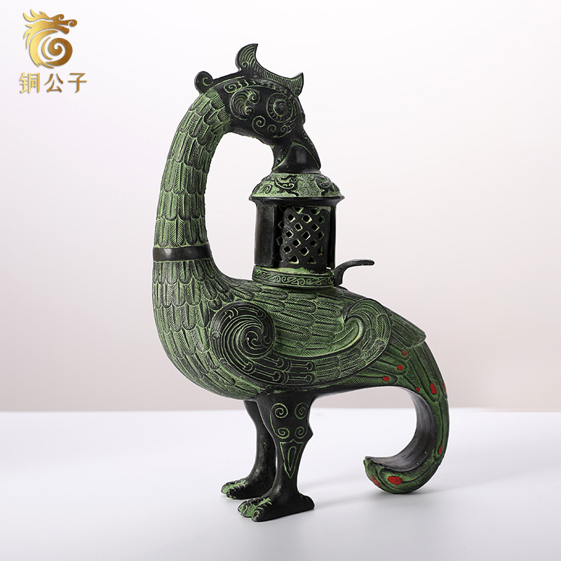 Collectible Vintage Lamps - Koleksi Lampu Kerajinan Perunggu Antik Burung