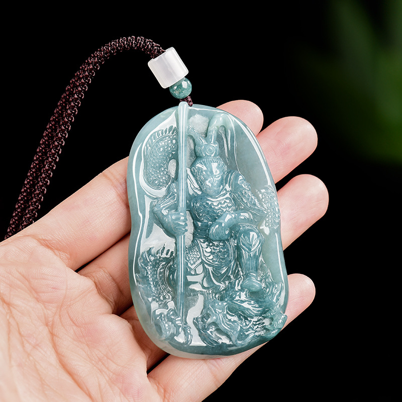 Vintage Necklace - Kalung Liontin Raja Monyet Giok Burma