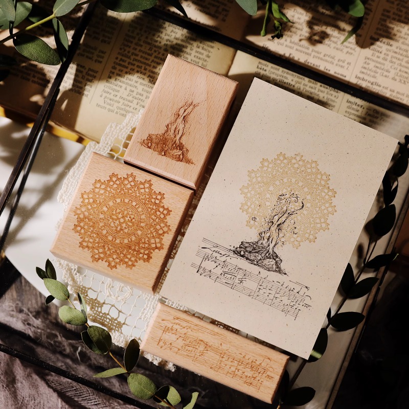 Set Stempel Karet Kayu Kupu-ku - Vintage Collectible Stamps ulasan dan harga
