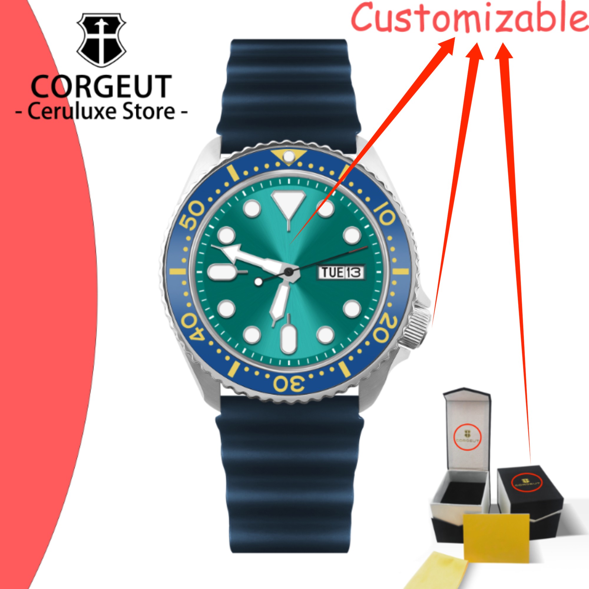 Jam Tangan Pria Mekanik CUSTOM - Vintage Watch Crystal ulasan dan harga