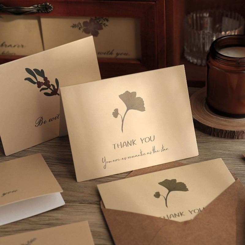 6pcs Set Kartu Ucapan Vintage  - Collectible Vintage Greeting Cards ulasan dan harga