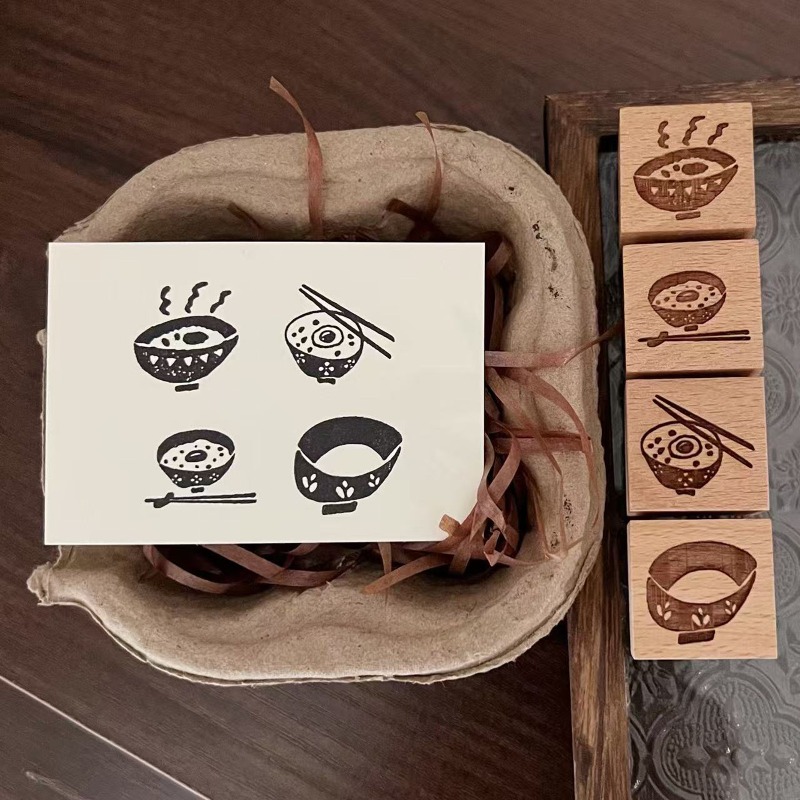 Stempel Karet Kayu Motif Teko  - Vintage Collectible Stamps ulasan dan harga