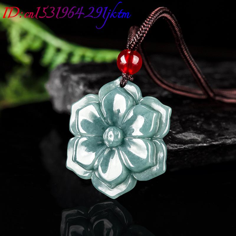 Kalung Liontin Bunga Giok Burm - Vintage Necklace ulasan dan harga