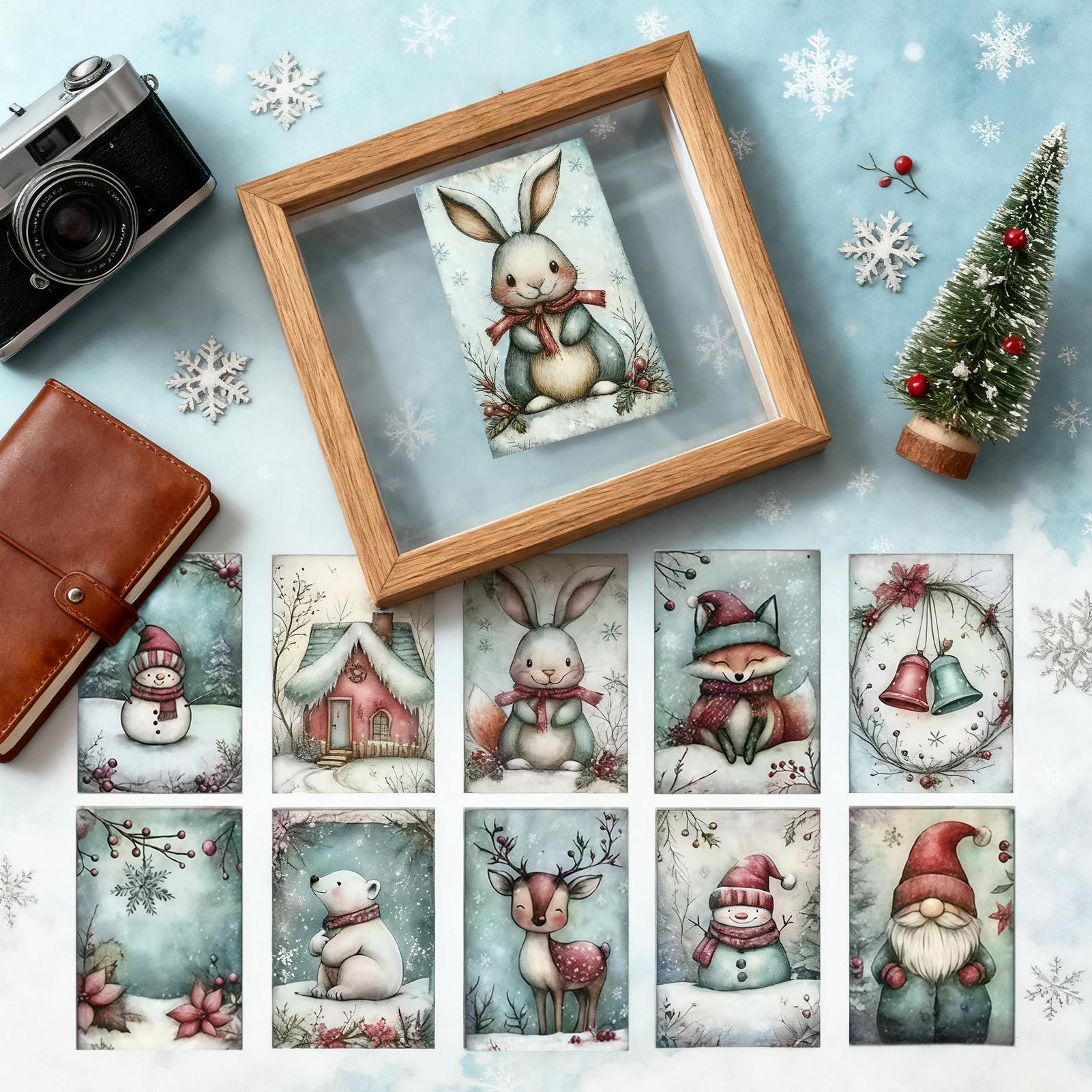Kartu Ucapan Natal 20 Buah Kar - Collectible Vintage Greeting Cards ulasan dan harga
