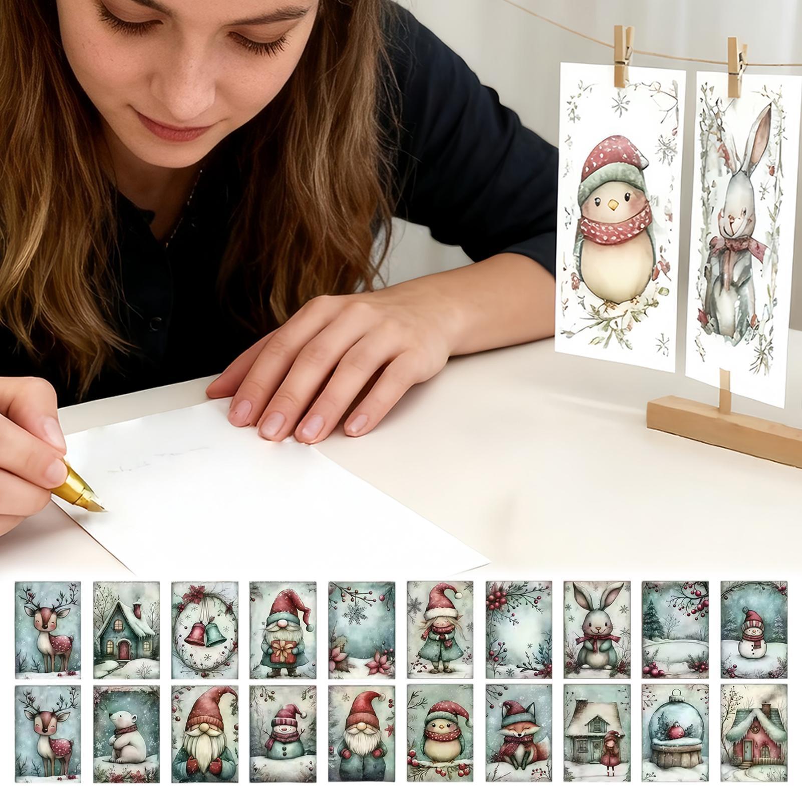 Kartu Ucapan Natal 20 Buah Kar - Collectible Vintage Greeting Cards ulasan dan harga