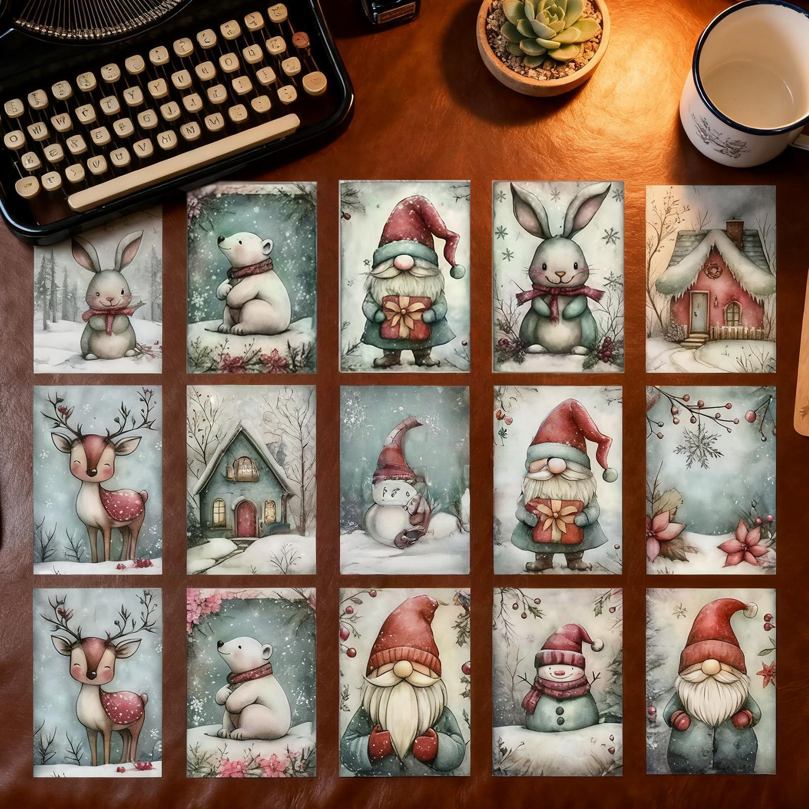 Kartu Ucapan Natal 20 Buah Kar - Collectible Vintage Greeting Cards ulasan dan harga