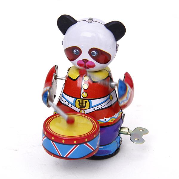 Mainan Drummer Panda Jam Putar - Vintage Collectible Figures ulasan dan harga