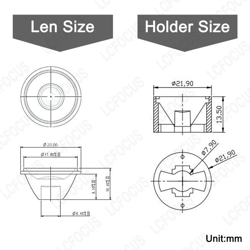 10 Buah 1W 3W 5W LED Lensa Len - Darkroom Enlarger Lens ulasan dan harga