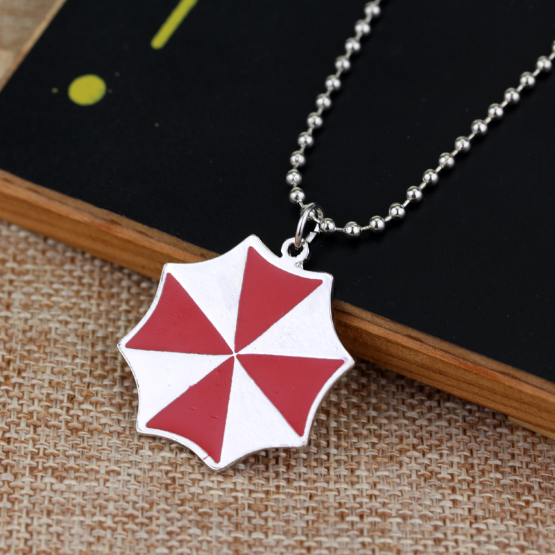 Kalung Liontin Payung Merah Ga - Vintage Necklace ulasan dan harga