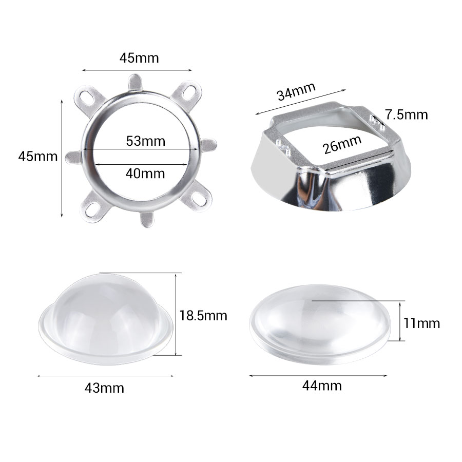 1 Set 44mm lensa LED kaca opti - Darkroom Enlarger Lens ulasan dan harga