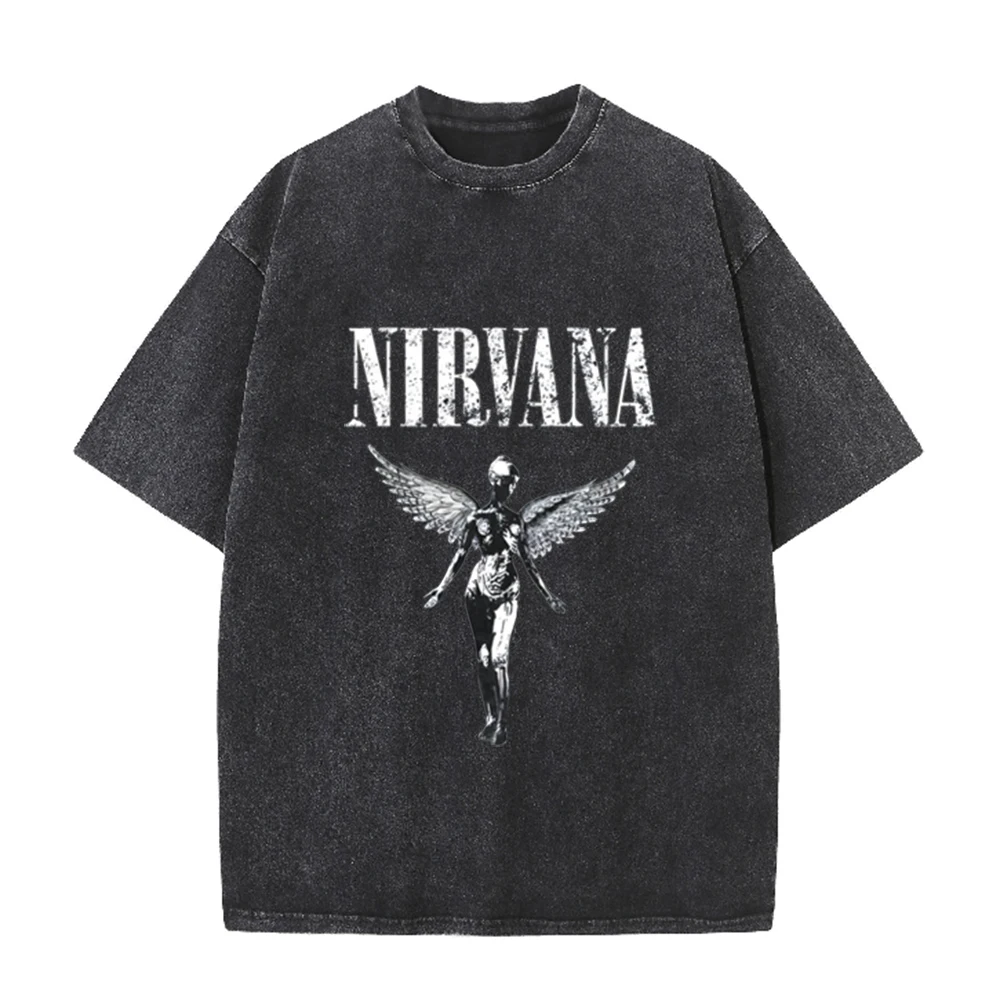 Kaos Oversize Retro Acid Wash  - Vintage Collectible Figures ulasan dan harga
