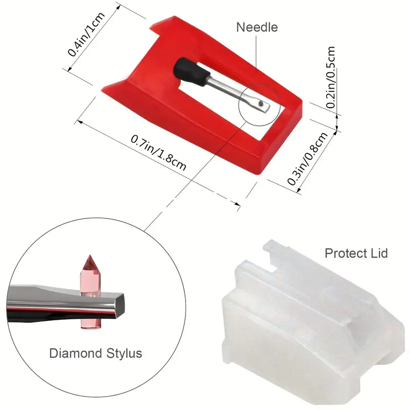 6 Buah Jarum Pemutar Rekaman R - Record Player Needle ulasan dan harga