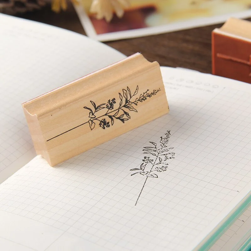 Set stempel karet kayu pohon t - Vintage Collectible Stamps ulasan dan harga