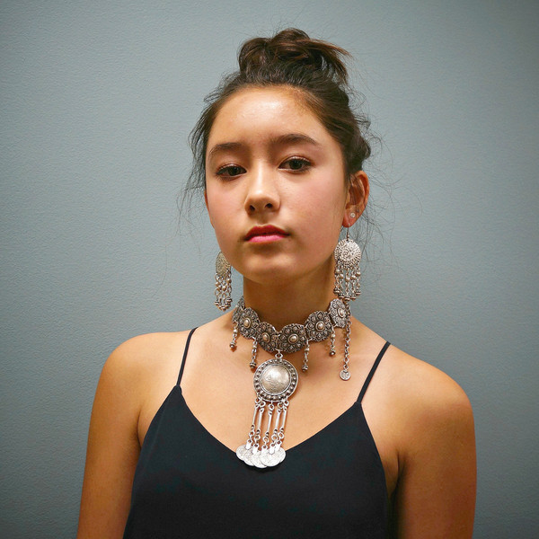 Etnik Gypsy Kalung Rumbai Koin - Vintage Collectible Coins ulasan dan harga
