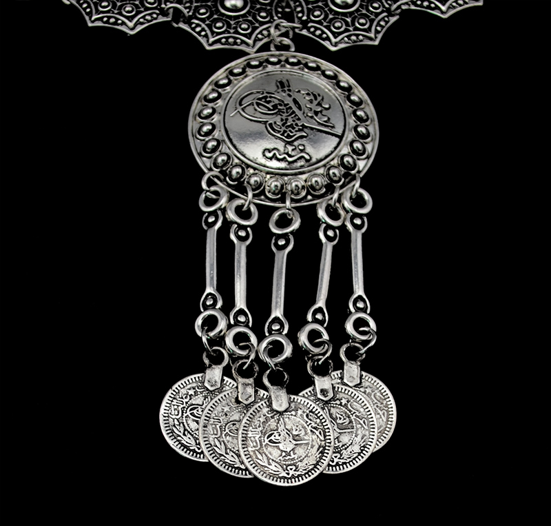 Etnik Gypsy Kalung Rumbai Koin - Vintage Collectible Coins ulasan dan harga