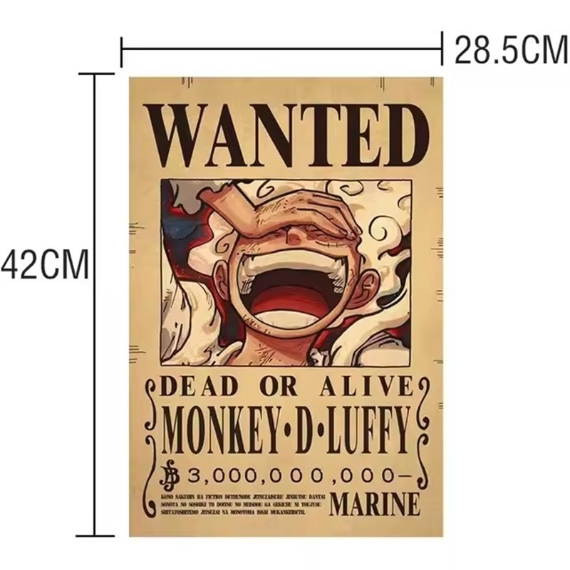 Poster Anime One Piece Bounty  - Vintage Collectible Items ulasan dan harga