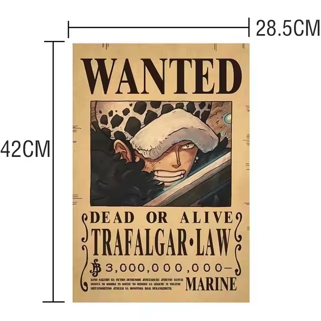 Poster Anime One Piece Bounty  - Vintage Collectible Items ulasan dan harga