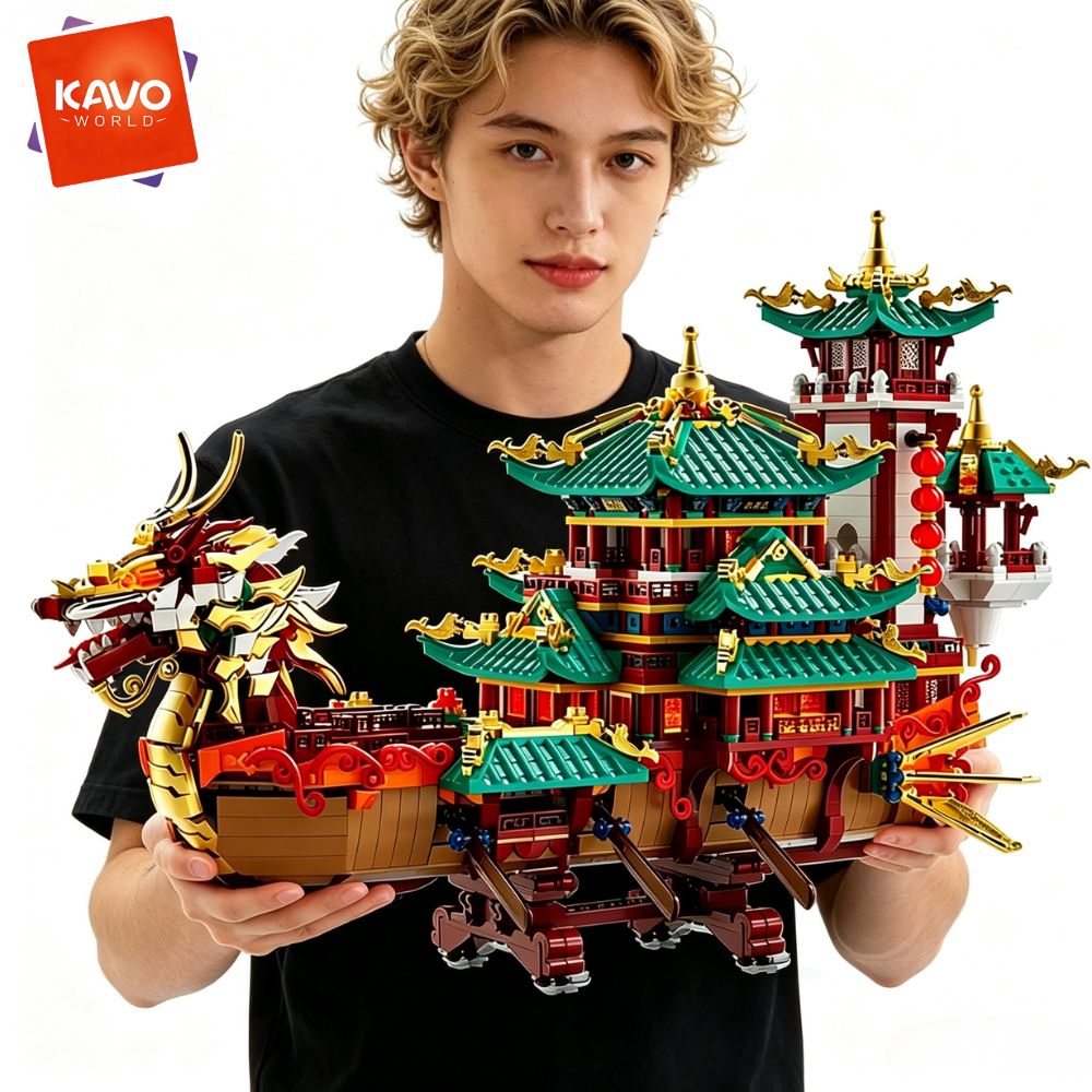 KAVOWORLD 2453pcs Blok Banguna - Vintage Toys Collector ulasan dan harga