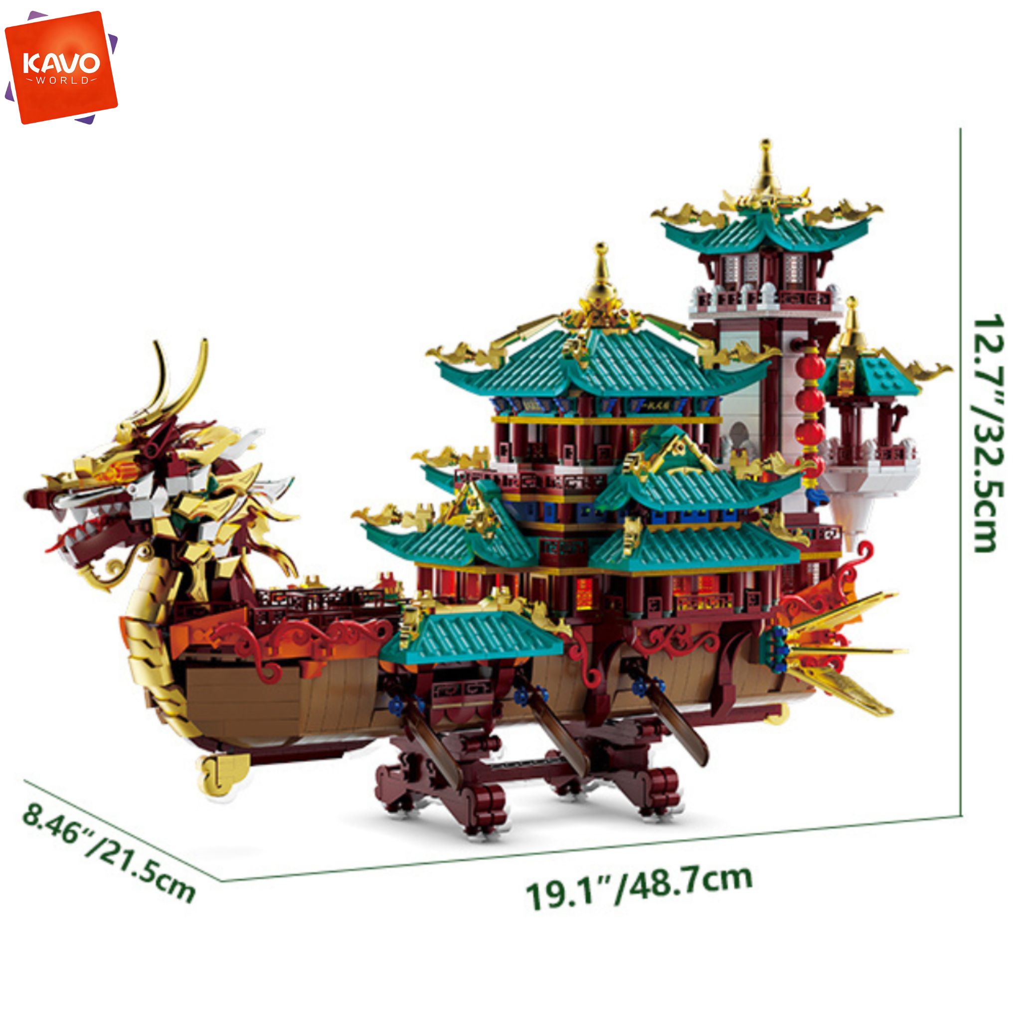 KAVOWORLD 2453pcs Blok Banguna - Vintage Toys Collector ulasan dan harga