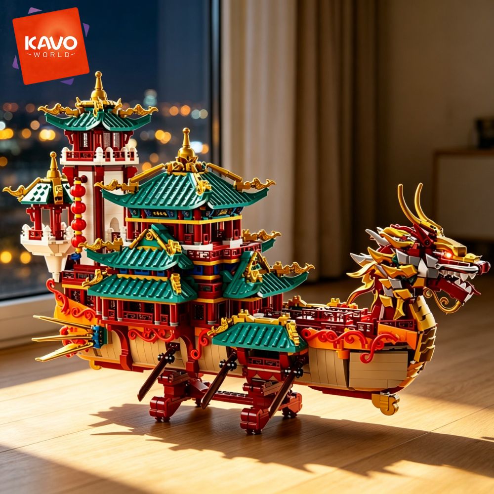 KAVOWORLD 2453pcs Blok Banguna - Vintage Toys Collector ulasan dan harga