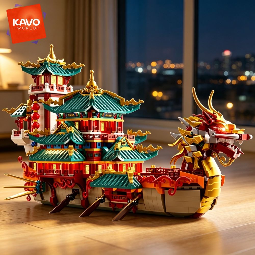 KAVOWORLD 2453pcs Blok Banguna - Vintage Toys Collector ulasan dan harga