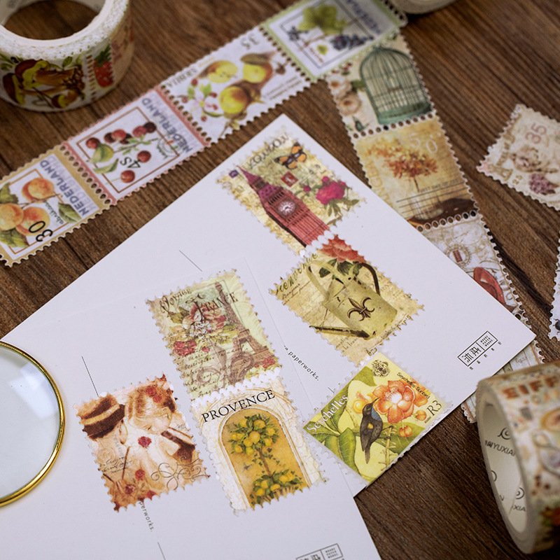 1 buah/1lot pita perekat dekor - Vintage Collectible Stamps ulasan dan harga