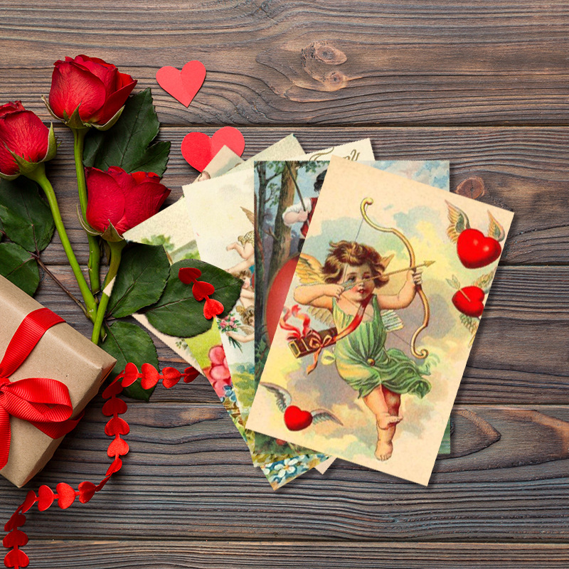 12 buah Hari Valentine Vintage - Collectible Vintage Greeting Cards ulasan dan harga