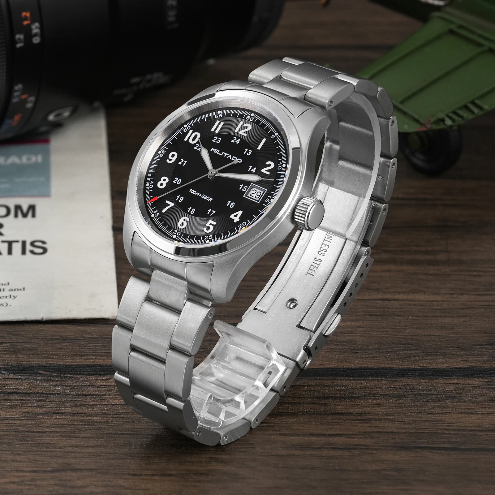 Jam Tangan Militado ML08 Vinta - Vintage Watch Crystal ulasan dan harga