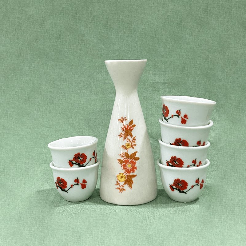 Ornamen keramik antik, pot ang - Collectible Vintage Wine ulasan dan harga