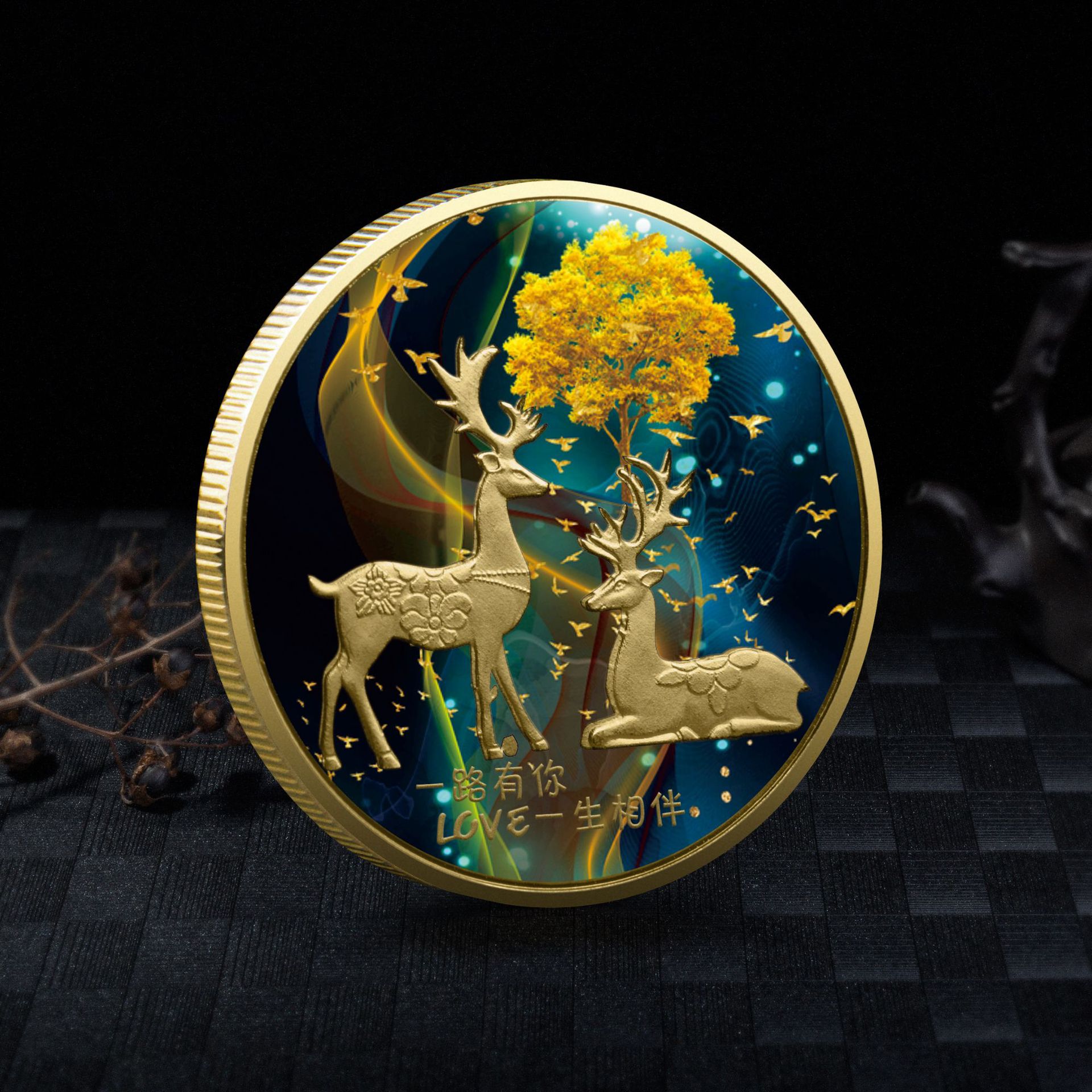 Koleksi koin rusa cinta koin e - Vintage Collectible Coins ulasan dan harga