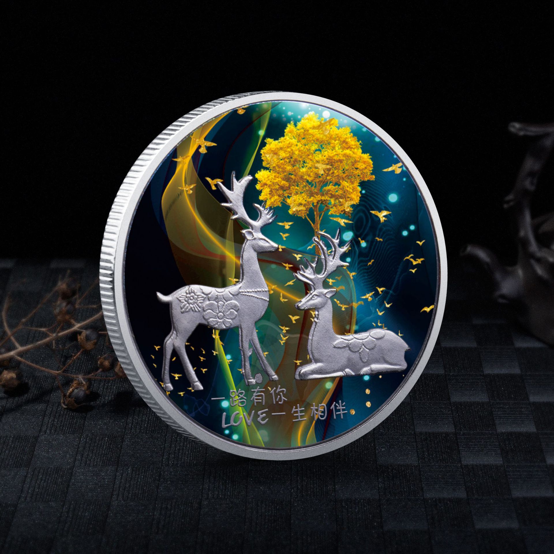 Koleksi koin rusa cinta koin e - Vintage Collectible Coins ulasan dan harga