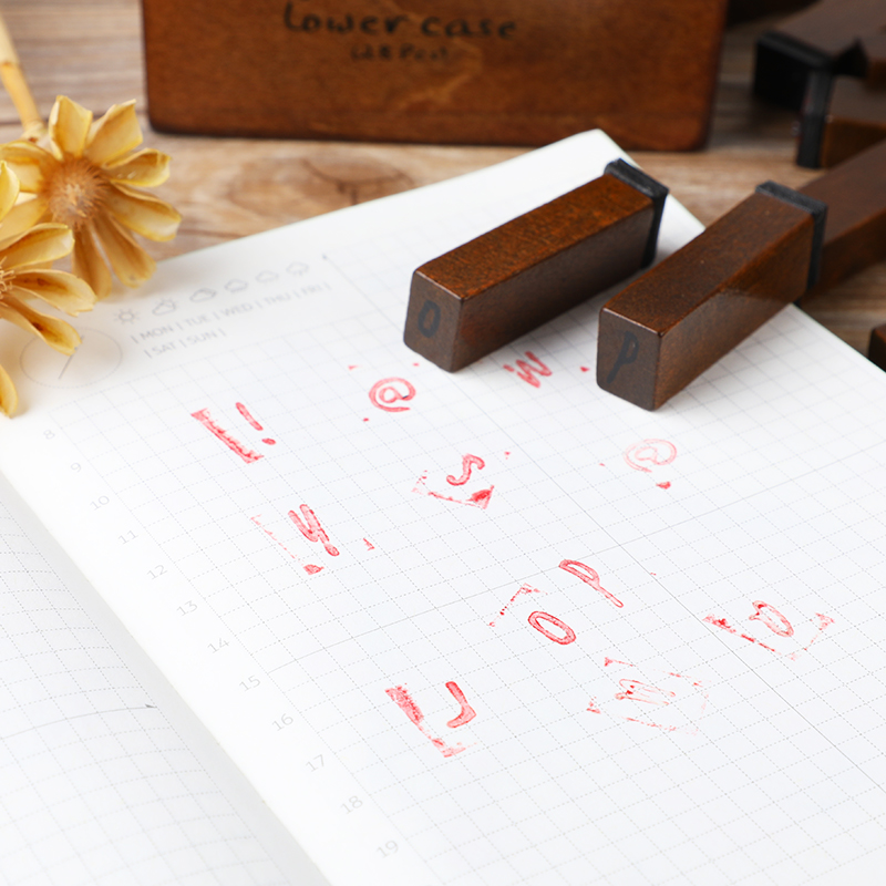Set Stempel Huruf dan Angka Vi - Vintage Collectible Stamps ulasan dan harga