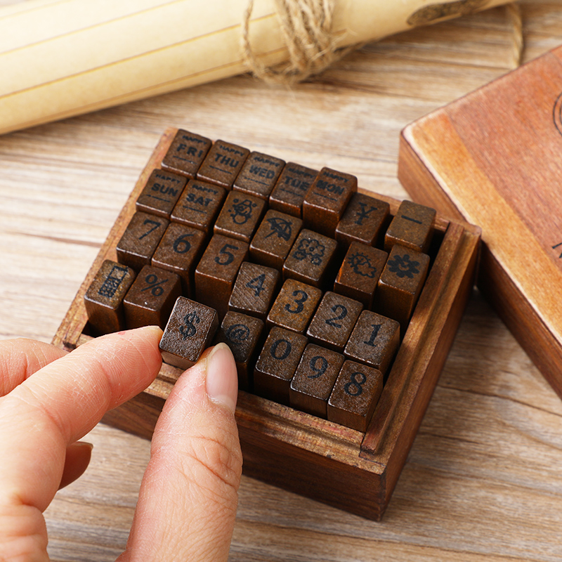 Set Stempel Huruf dan Angka Vi - Vintage Collectible Stamps ulasan dan harga