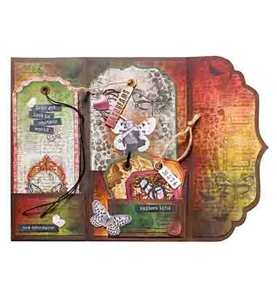 Koleksi Vintage Roses Grunge 2 - Collectible Vintage Greeting Cards ulasan dan harga